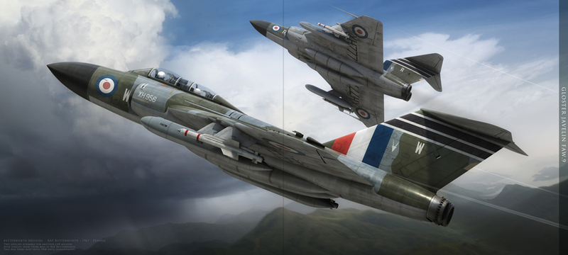 Illustration for article titled Guilty Pleasure: Sweet Drawings Of Military Aircraft
